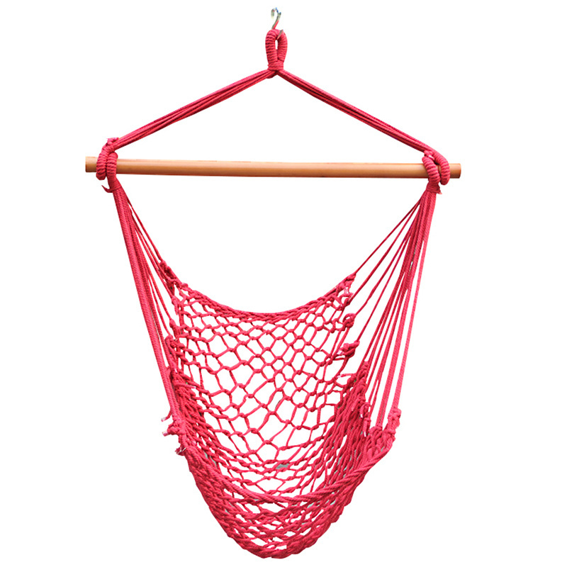 Heavy Duty Sturdy Solid boho chair Macrame Hammock swing Chair Woven Swing Chair