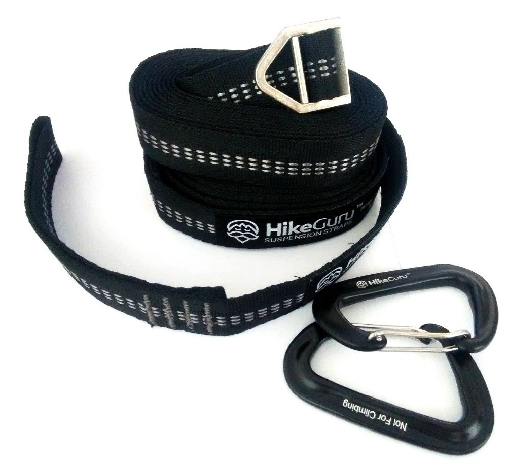 Easy to Set Up Firm Hammock Suspension Straps with Adjustable Buckle