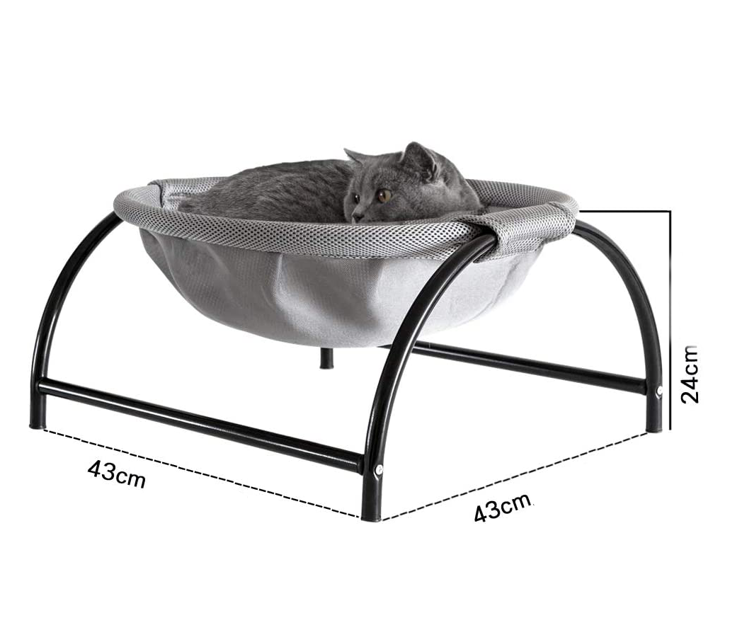 2021 Manufacturer Cat Furniture Elevated Metal Chair Cats Hanging Seat Hammock Cat Bed