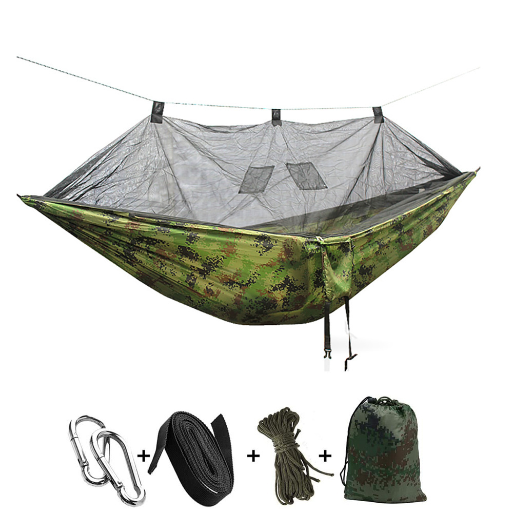 Lightweight Outdoor Camping Hammock with Mosquito Net