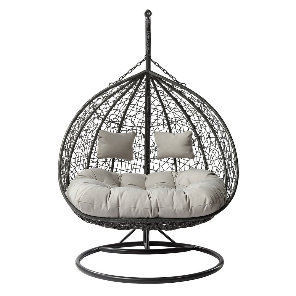 Garden Patio Furniture Rattan Basket Egg Chair Outdoor Swing Bed