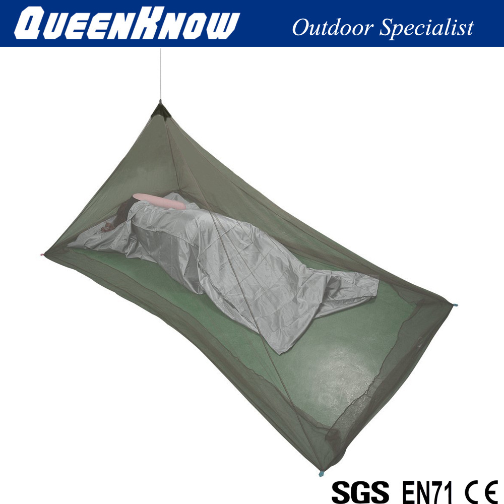 Compact and Lightweight Mosquito Net for Single Camping Bed