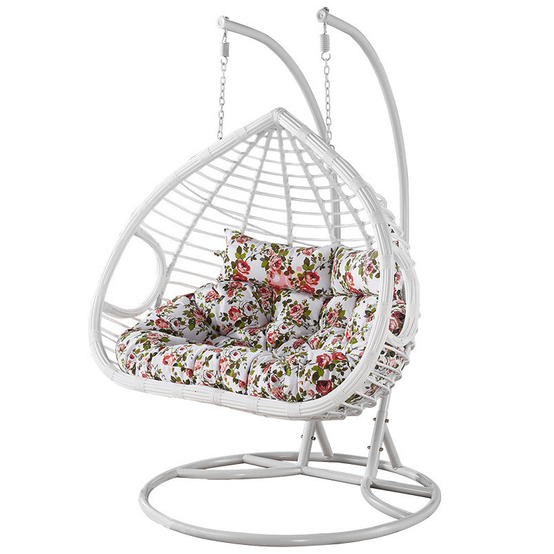 Garden Patio Furniture Rattan Basket Egg Chair Outdoor Swing Bed