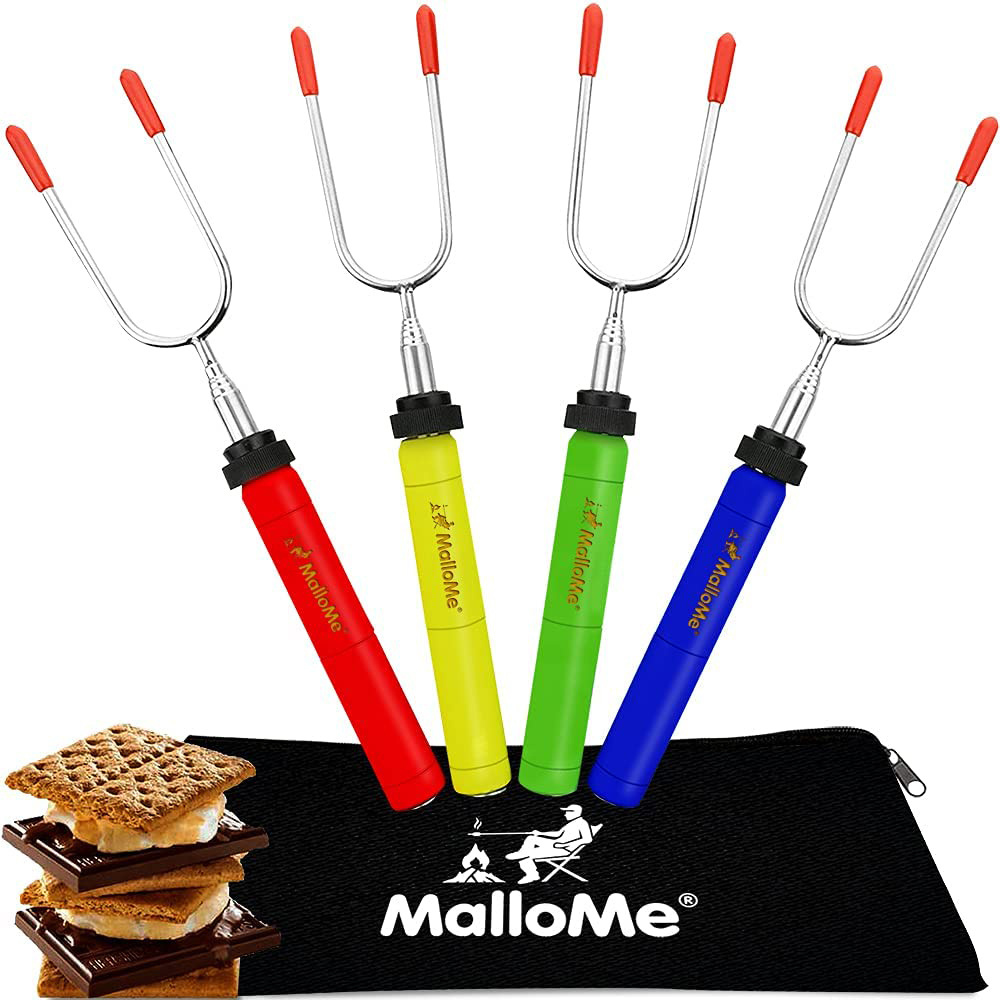 BBQ Kit Marshmallow Roasting Sticks Set of 5 Smores Skewers