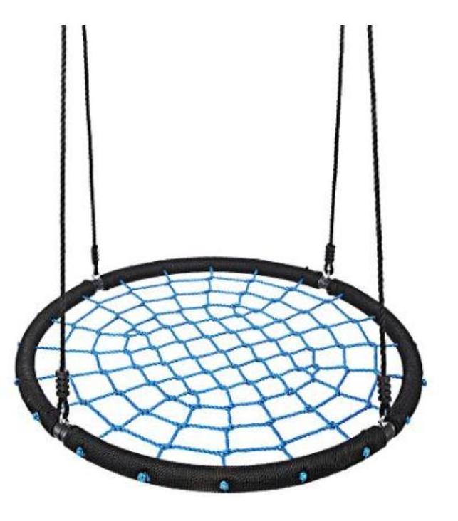 Outdoor Spider Web Tree Swing for Adults & Children Backyard