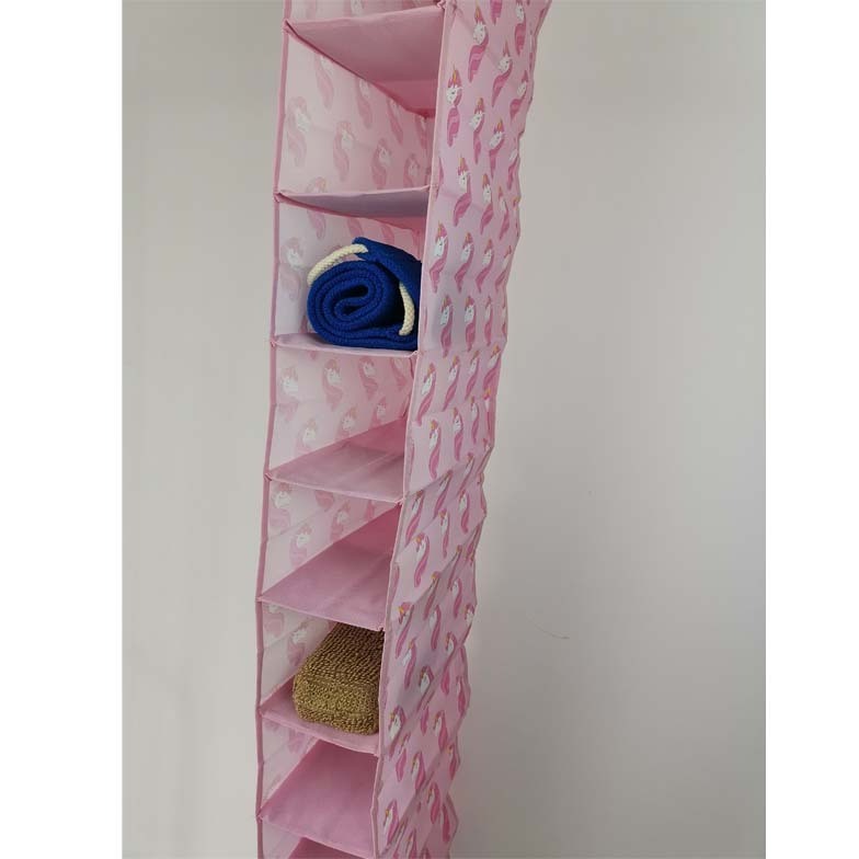 10-Shelf Hanging Closet Organizers and Storage Collapsible Hanging Closet Shelves, Hanging Organizer for Closet