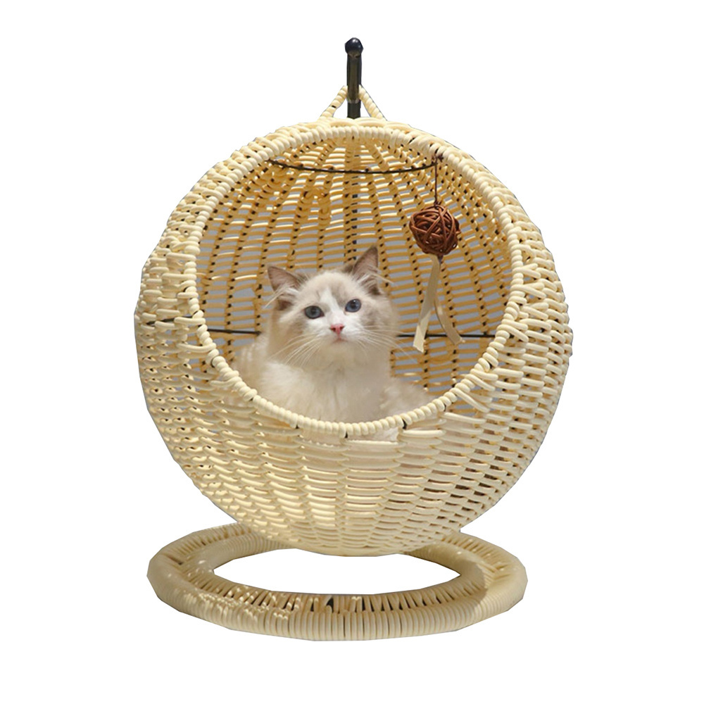 Factory Direct Supply Garden Hanging Chair Iron Modern Furniture Cat Hanging Chair Outdoor PE Rattan