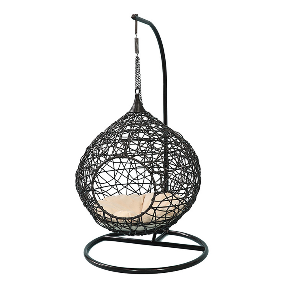 Factory Direct Supply Garden Hanging Chair Iron Modern Furniture Cat Hanging Chair Outdoor PE Rattan