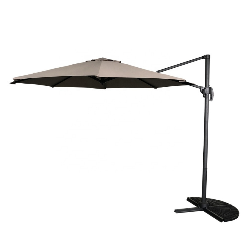 outdoor parasol garden umbrellas 360 degree rotatable cantilever umbrella