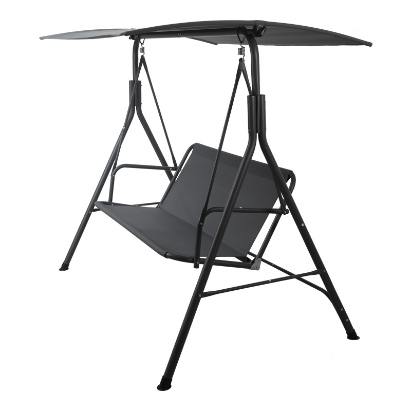 Porch promotional 3 seaters canopy sling swing chair for outdoor patio