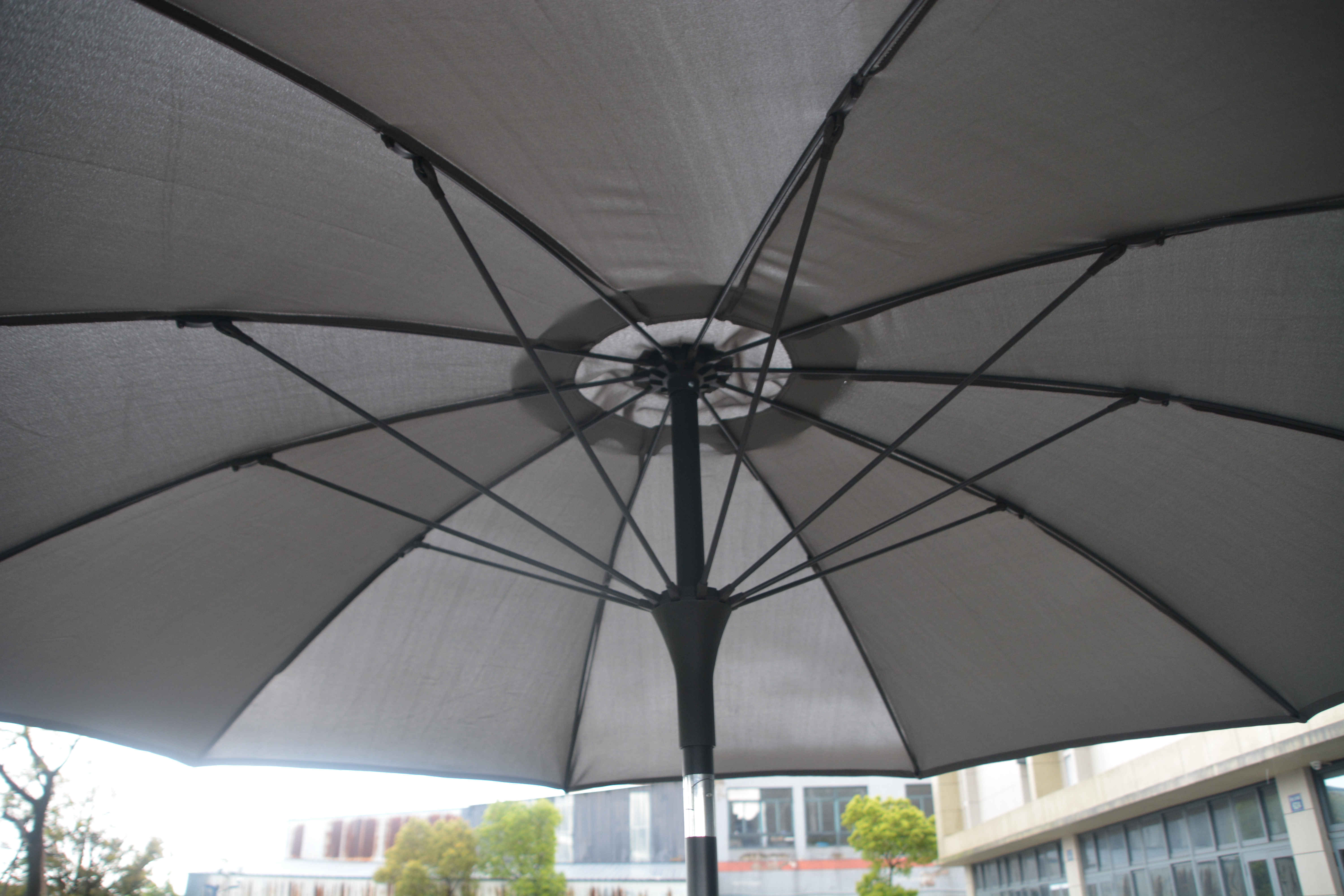 Custom commercial garden patio parasol aluminum resort outdoor sun beer beach umbrella