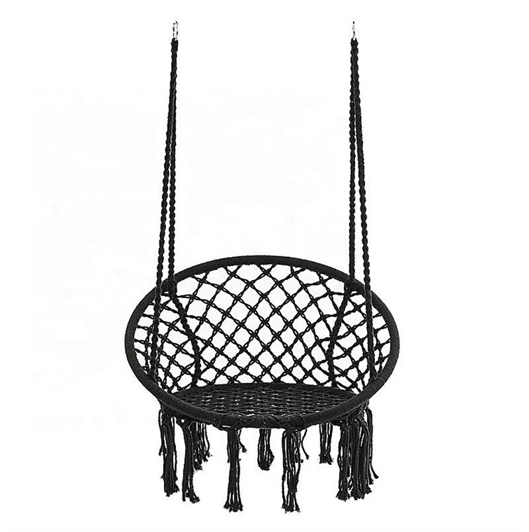 Indoor Swing Hammock Chair Outdoor Rattan Wicker Double Seat Hanging Egg Swing Chair With Metal Stand