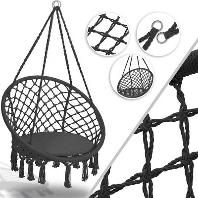 Indoor Swing Hammock Chair Outdoor Rattan Wicker Double Seat Hanging Egg Swing Chair With Metal Stand