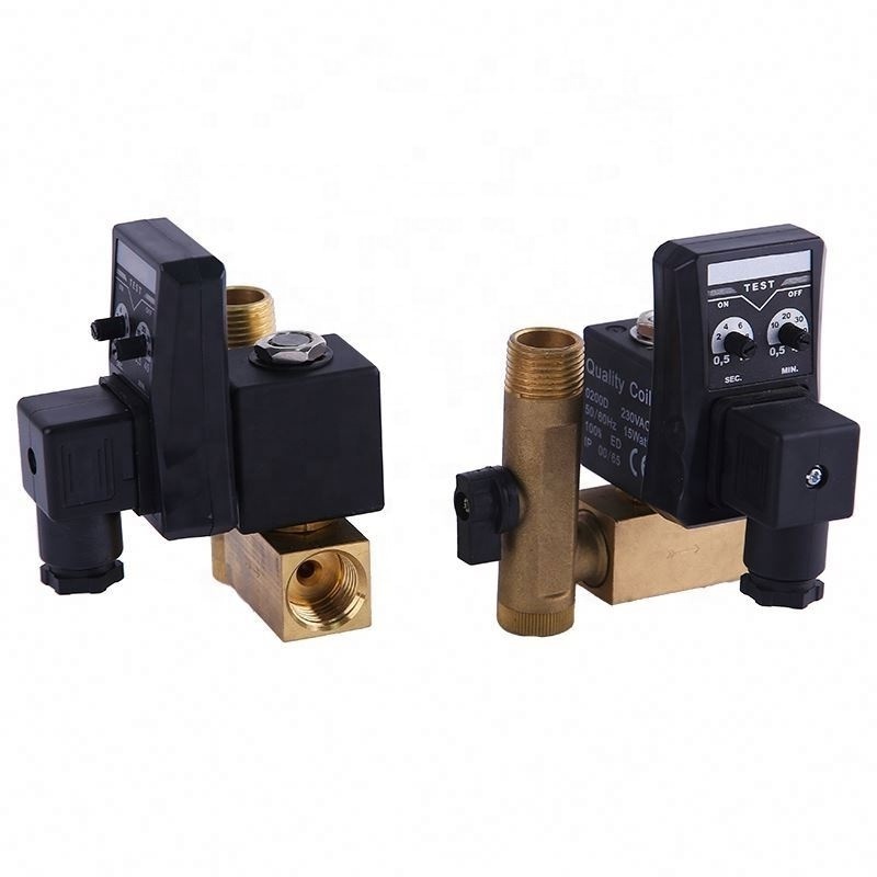 Auto Automatic With Timer Electronic Water Drain Solenoid Valve