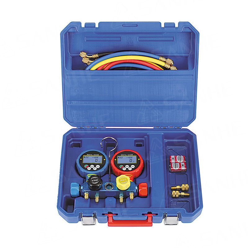 Refrigerant manifold value pressure hvac gauge r410a r134a r12 r502 digital manifold gauge r32 manifold gauge set