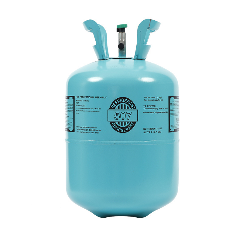 Hot selling comercial refrigeration HVAC air conditioning r507 refrigerant gas price cylinder 11.3kg