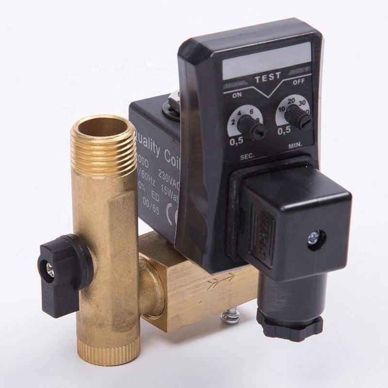 Auto Automatic With Timer Electronic Water Drain Solenoid Valve