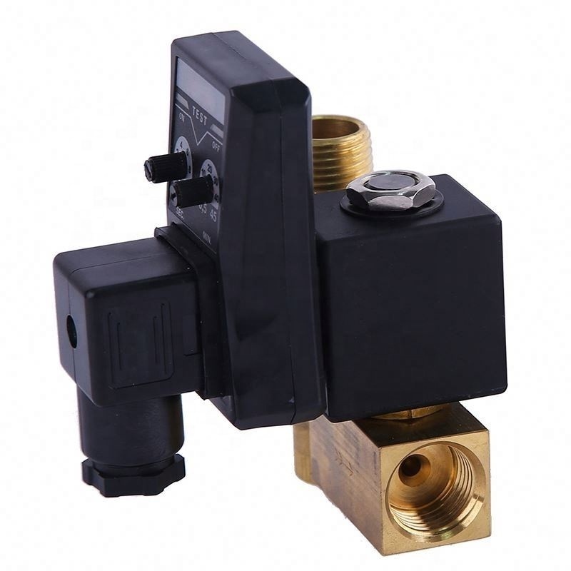 Auto Automatic With Timer Electronic Water Drain Solenoid Valve