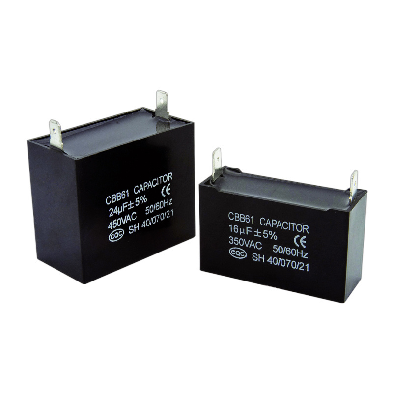 CBB61 300vac fan capacitor 4uF cbb capacitor for motor