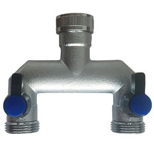 brass Splitter Solid Heavy Metal Body Rubberized Grip Water Shut Off Valves