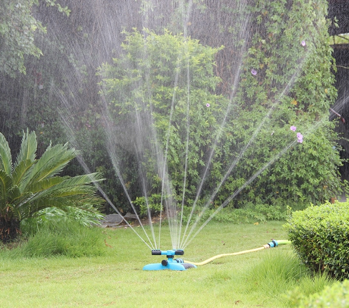 360 degree automatic rotary sprinkler for garden lawn irrigation system