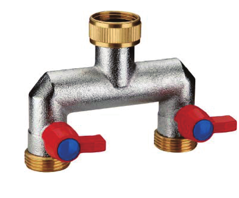 brass watering 2 way hose adaptor for  Garden Hose Splitter