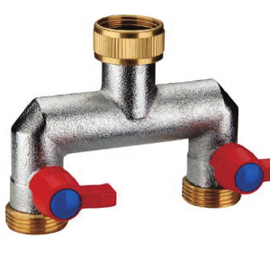 brass watering 2 way hose adaptor for  Garden Hose Splitter