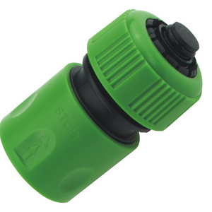 5/8" 3/4" plastic hose connector with stoped