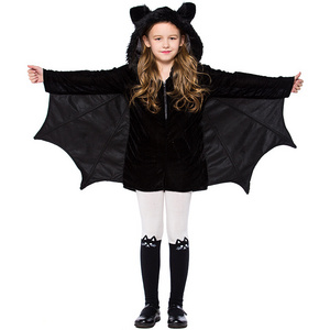 Halloween Party Animal Vampire Costume Outfits Kids Girls Bat Costume