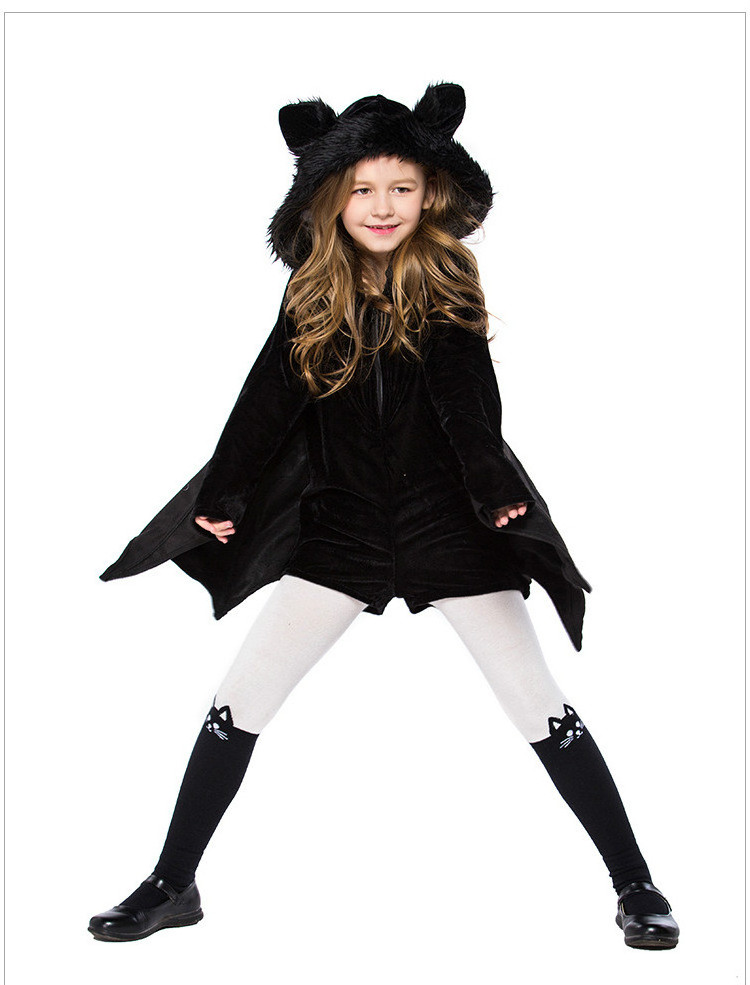 Halloween Party Animal Vampire Costume Outfits Kids Girls Bat Costume