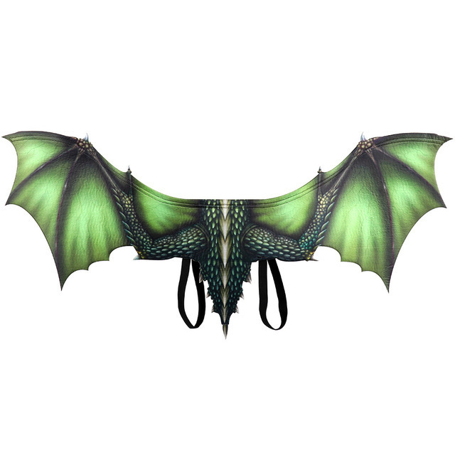 Halloween Party Cosplay Cloth Dragon Wing Costume