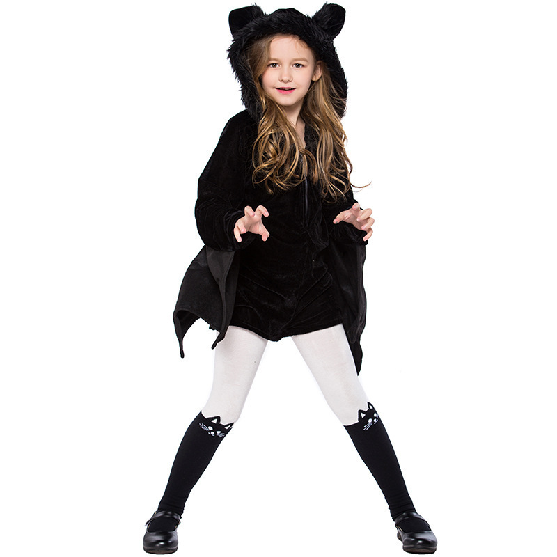 Halloween Party Animal Vampire Costume Outfits Kids Girls Bat Costume