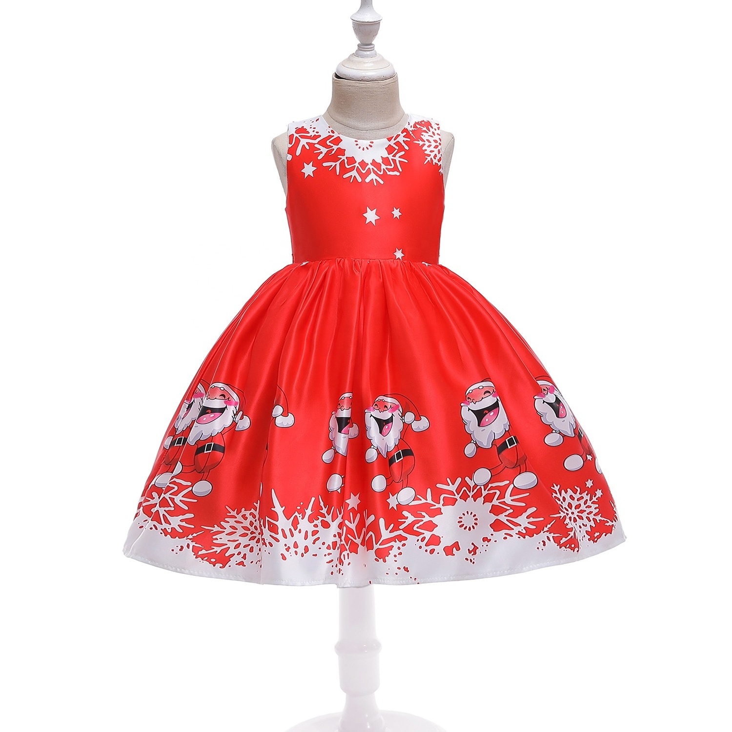 Baby Girl Clothes Kids Dresses Christmas Clothing Santa Claus Princess Dress New Year Party Children Cosplay Costume