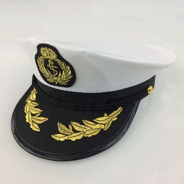 Party Fancy Dress Costume Children Adult Yacht Boat Captain Hat Navy Cap Ship Sailor Hat