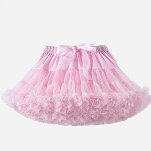 Children Ballet Skirts Party Dance Princess Girl Tulle Clothes 1-10Y Baby Girls Tutu Skirt