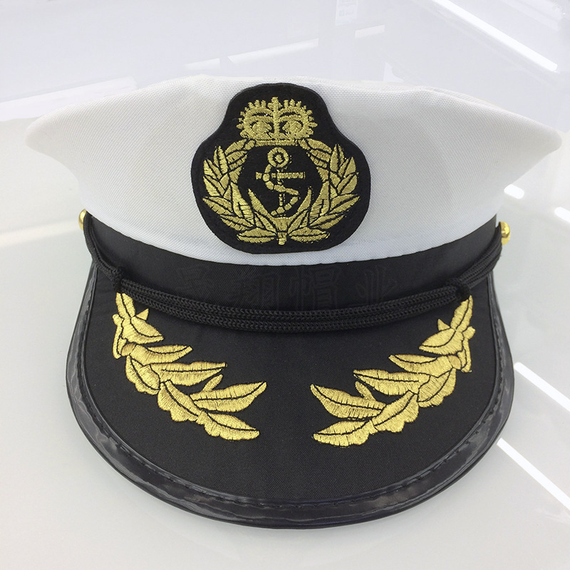 Party Fancy Dress Costume Children Adult Yacht Boat Captain Hat Navy Cap Ship Sailor Hat