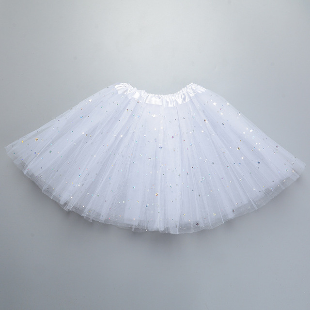 Kids Baby Girls Princess Ballet Dancing Party Tulle Skirt Star Print Mesh Children Tutu Skirt