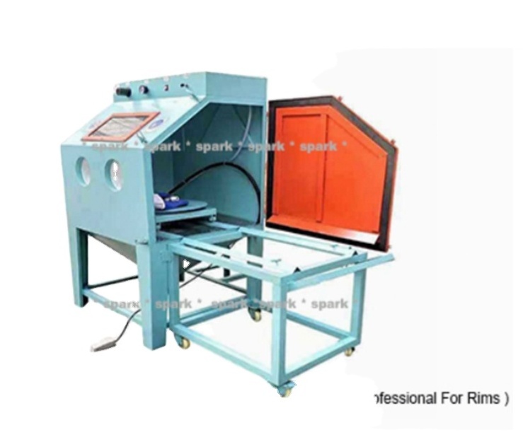 Wheels' Powder coating Machines sandblasting for wheel repair coating machine