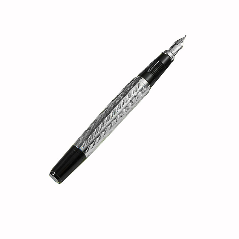 Executive High End Classical Silver Nip Luxury Fountain Pen