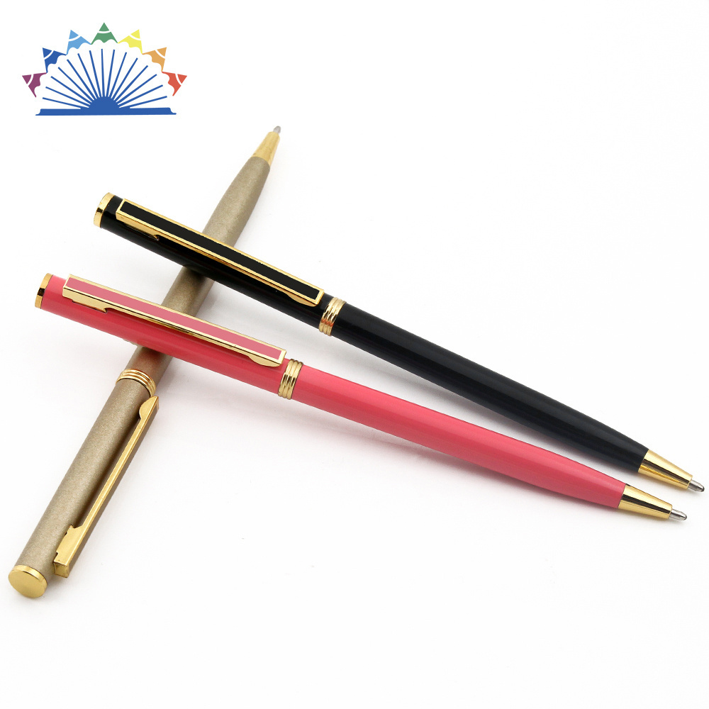 Slim Stainless Steel Metal Ball Pen