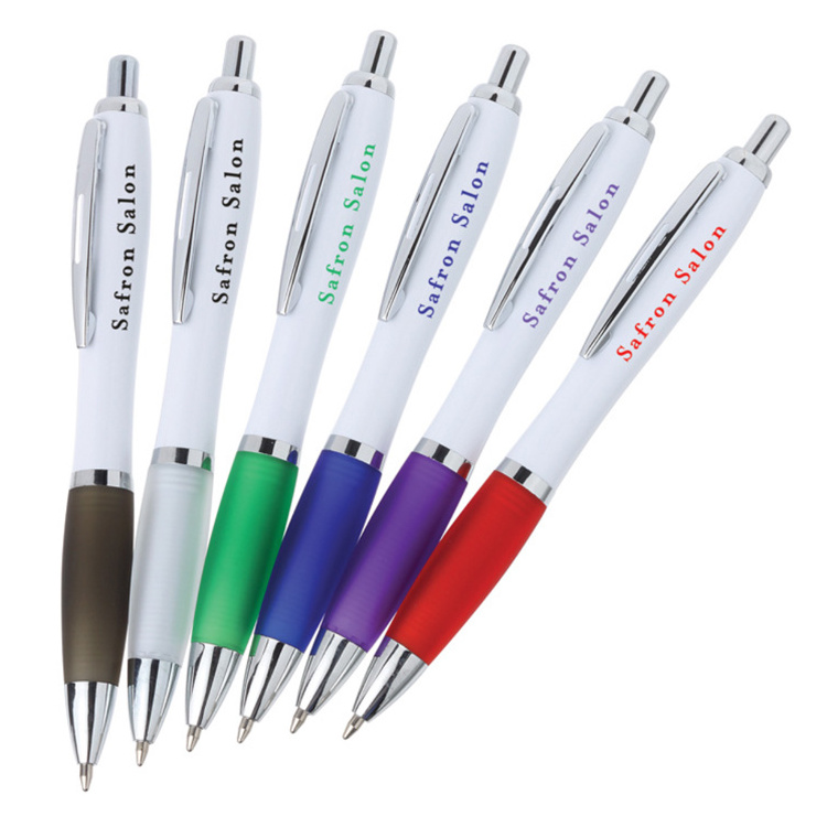 Promotion Wholesale Rubber Cheap Plastic Ballpen With Custom Logo For Hotel