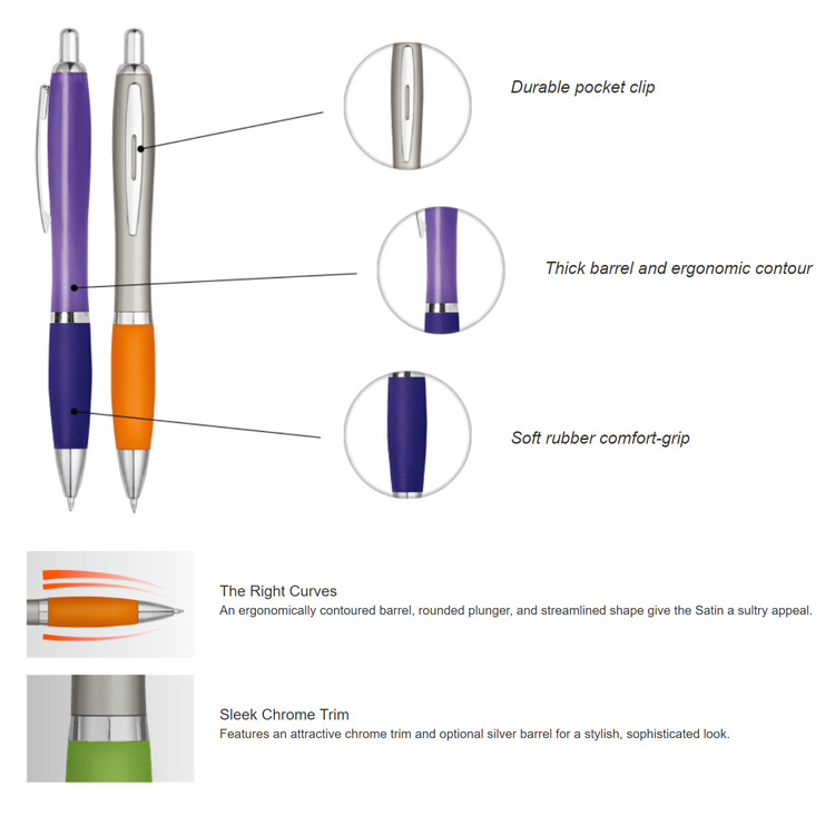 Promotion Wholesale Rubber Cheap Plastic Ballpen With Custom Logo For Hotel