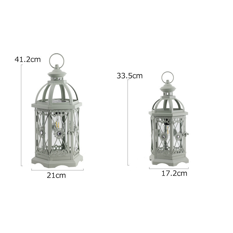 Solar Lantern In Moroccan And Antique Style Outdoor And House Decor Metal Solar Lantern For Home Decor