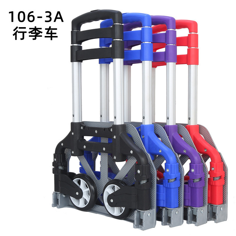 outdoor dollies and hand trucks rust-proof aluminum luggage cart carro plegable trolley trucks folding hand cart