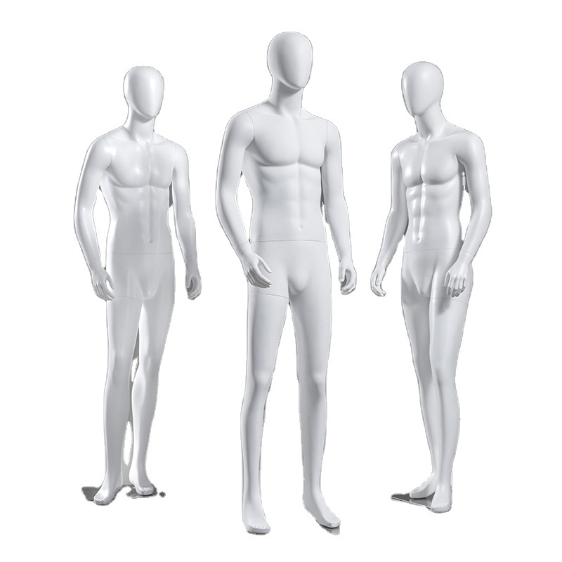 Customized white full body fiberglass Male mannequins male mannequin clothing display mannequin