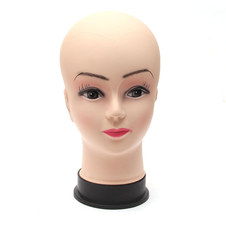 Factory Sale Cheap Wig Display PVC Mannequin Wig Head Realistic Mannequin Head