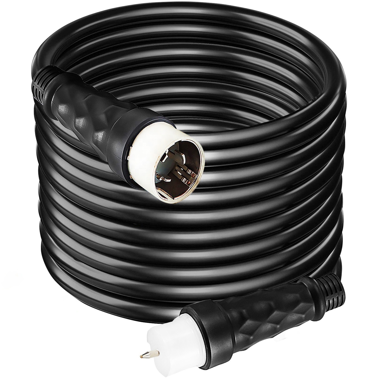 50FT STW 6/3 + 8/1 AWG Heavy Duty NEMA SS2-50P/CS6364 Power Assemblies Cord Twist to Lock Plug 50A Generator Extension Cord