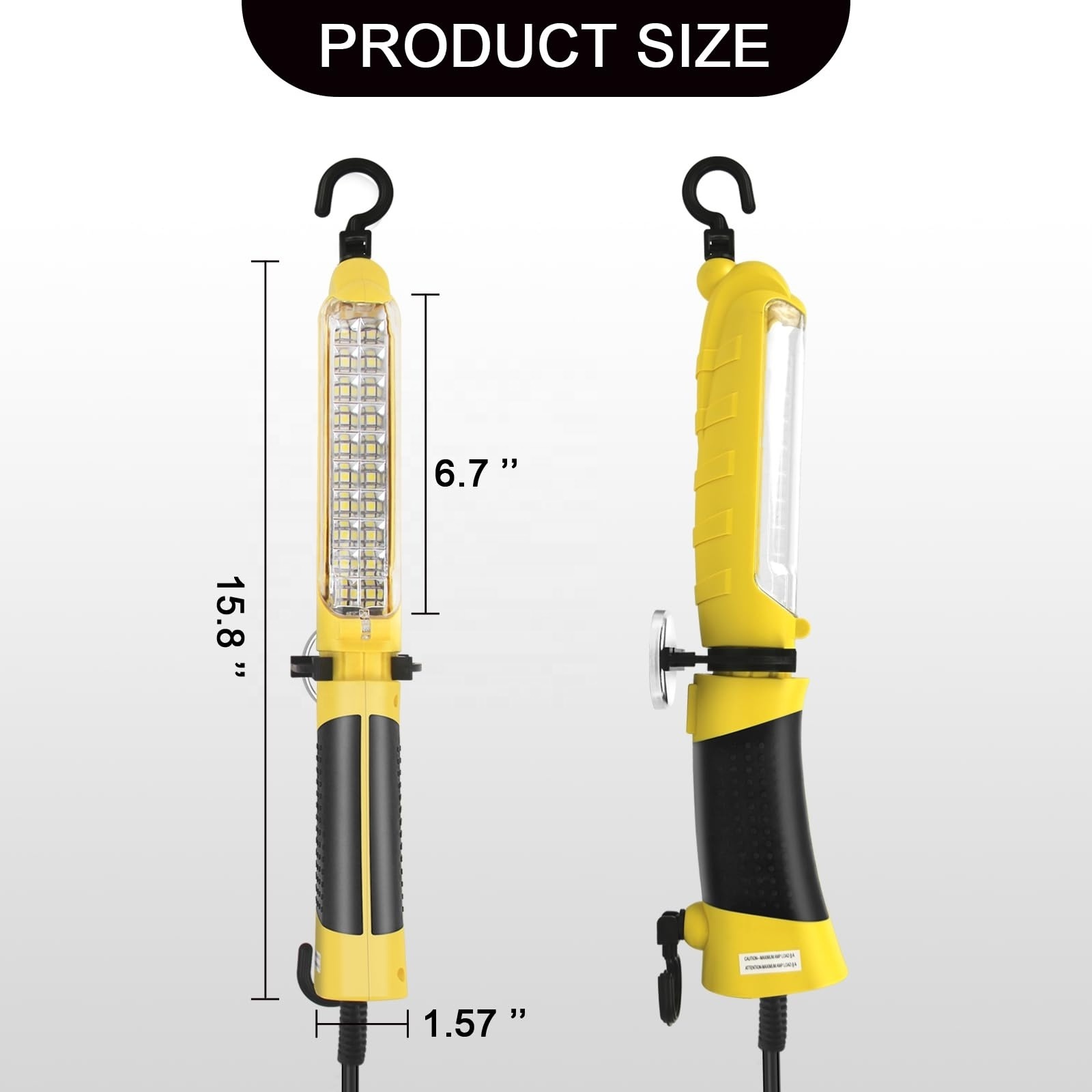 6FT Handheld Corded Work Lights with Strong Magnet LED Trouble Light with bright 20 SMD LED light source Suitable for car repair