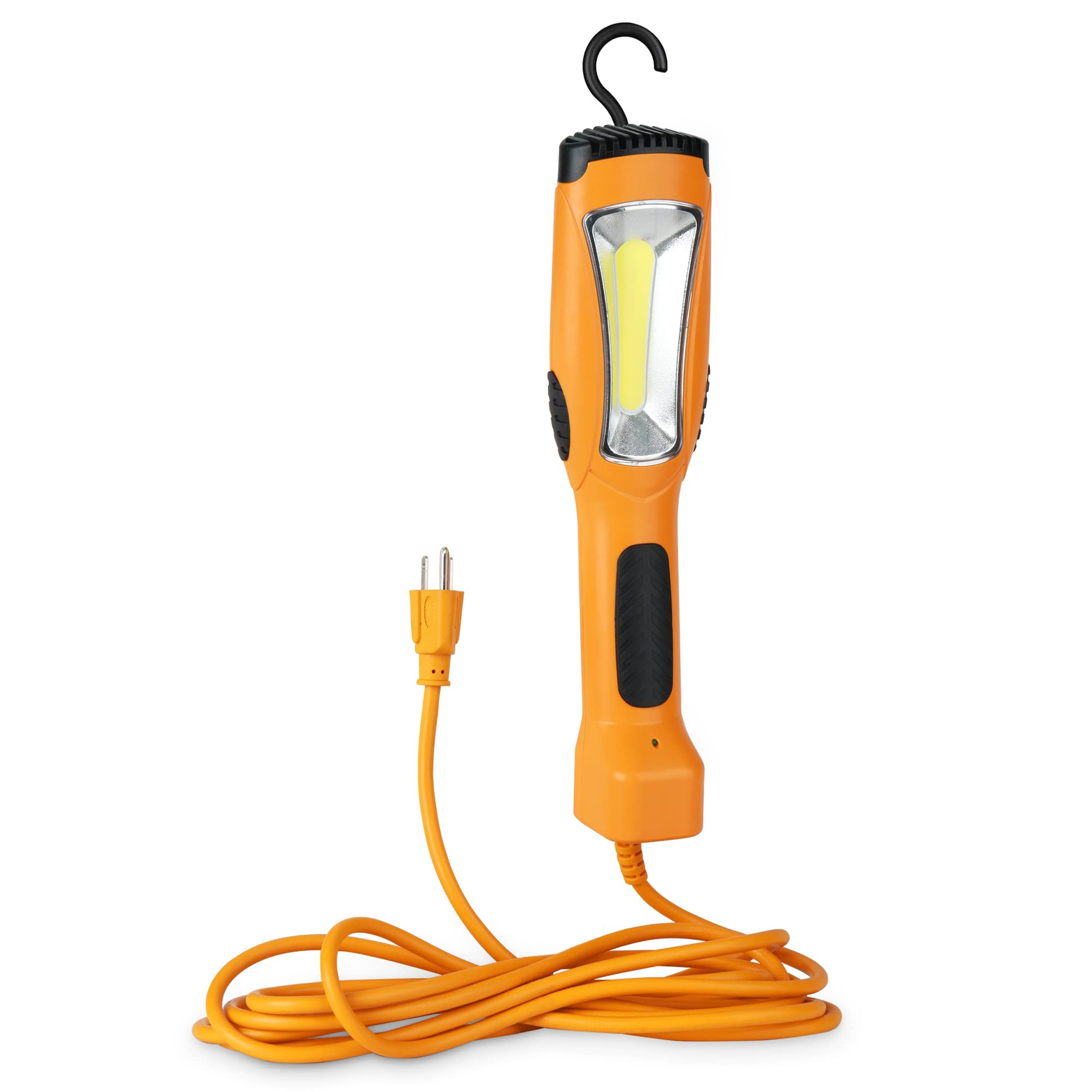 15FT Work Light/Trouble Light Magnetic Base and Built-in Handle in Orange 1200 Lumen LED Drop Light with Extension Cord