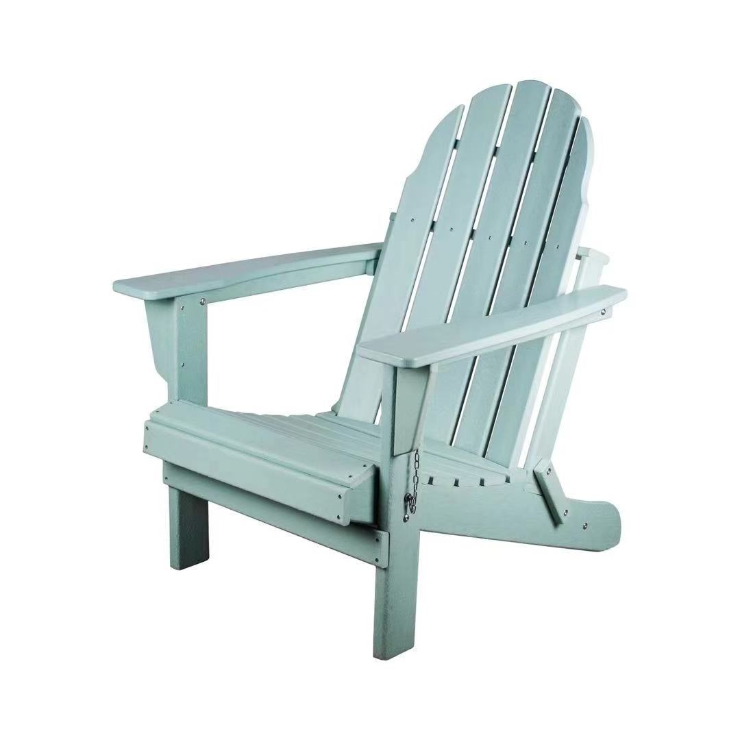 Wholesale price outdoor furniture  Environmental Recycled Plastic Wood Folding Garden Adirondack Chairs